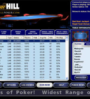 William hill poker